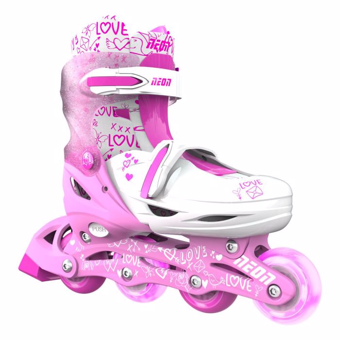 YVOLUTION Neon Combo 2 se 1 Afxomeioumena Patinia - Roz (30-33)